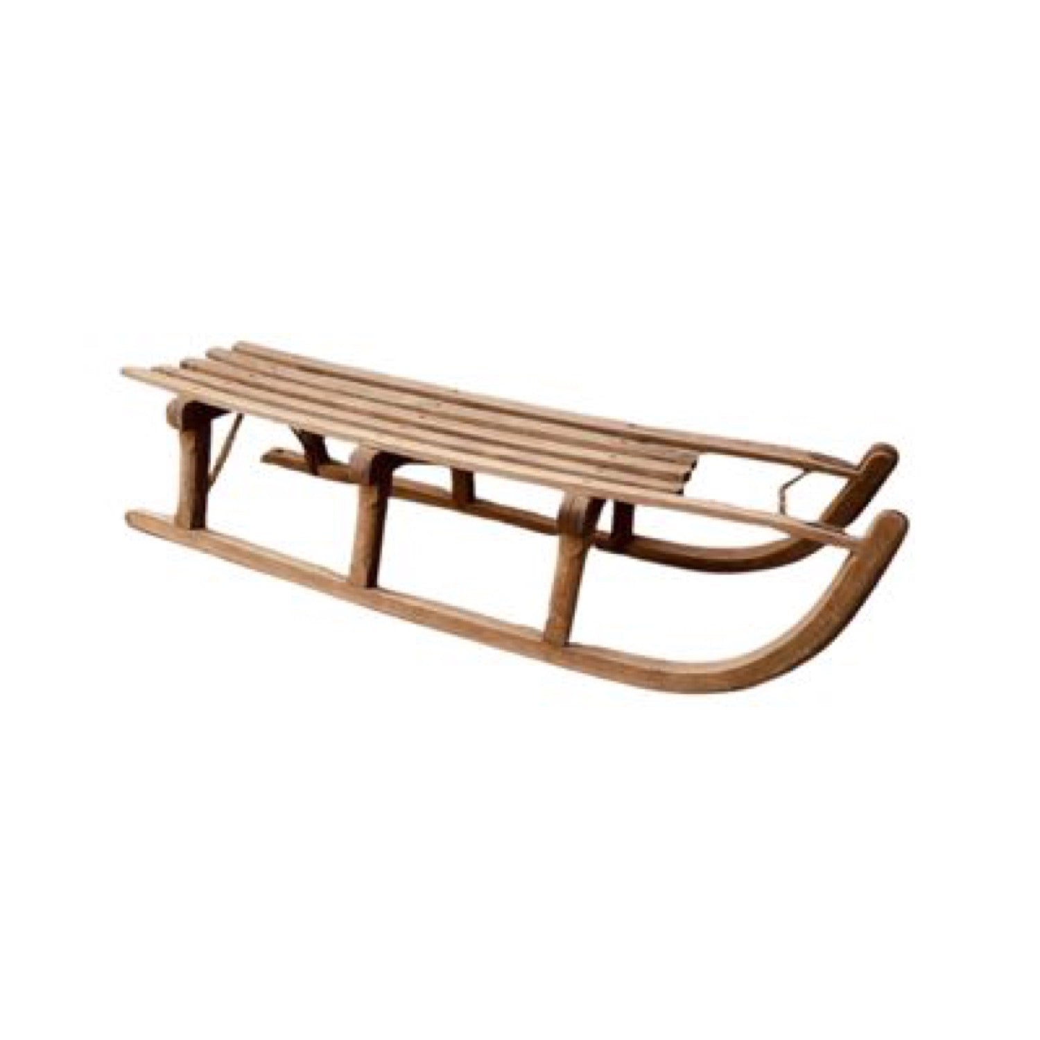 Davos wooden sledge sled ソリ vintage ORIGINAL DAVOSER CLASSIC walnut