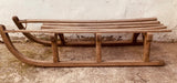 Vintage Davos Wooden Sledge or Garden Adornment