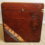 Vintage French Brass Steamer Trunk c.1920