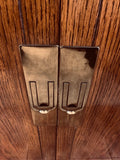 Vintage Henredon USA Campaign Two Door Cabinet