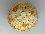 Vintage Inlaid Golden Marble Decorative Sphere