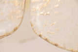 1970s Murano Amber Glass Petal Pendant Light by Carl Nason for Mazzega