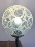 1970s Doria Globe Hanging Light & Pair of Table Lamps