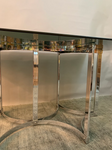 1970s Merrow Associates Smoked Glass Dining Table
