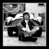 Mick Jagger B&W Framed Four-Flip Image Lenticular