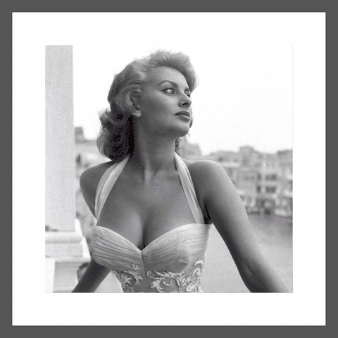 Sophia Loren Three-Flip Image Lenticular